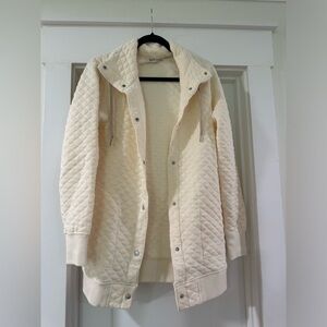 White quilted jacket